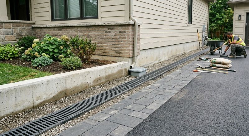 Rainwater Drain Installation in Tuscaloosa, AL